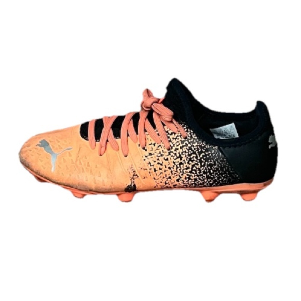Puma Future Z 4.3 FG/AG Soccer Cleats Youth 5.5C Orange Black Firm Football